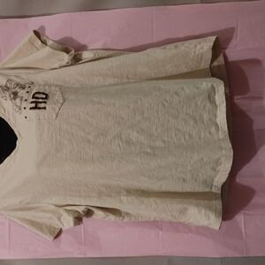 Harley Davidson Cream T-Shirt Womens 2X Plus
